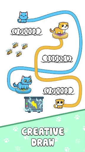 Cat Rush: Draw Puzzle Game | juego | XWorld