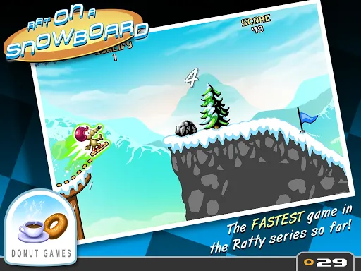 Rat On A Snowboard | Игры | XWorld
