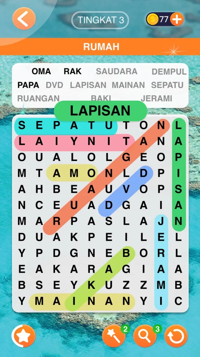 Word Search Journey: Indonesia | Permainan | XWorld