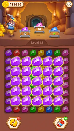 Cave Gem Crush | Permainan | XWorld