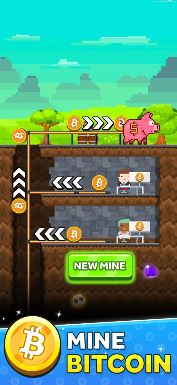 Bitcoin Miner: Idle Tycoon | 游戏 | XWorld