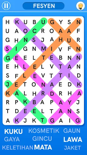 Cari perkataan: Word search | Permainan | XWorld