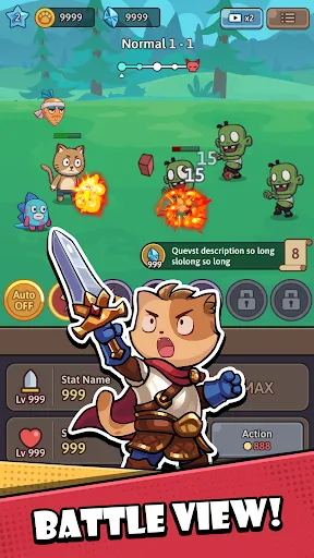 Cat Hero: Idle RPG War | Jogos | XWorld