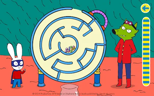 Simon Súper Conejo y Pr. Lobo | juego | XWorld
