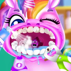 XWorld | Jogo de Dentista. Unicornio