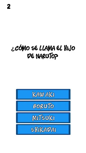 Naruto Boruto Ninja Quiz | juego | XWorld