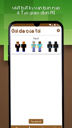 Trình tạo gói da cho Minecraft | Games | XWorld