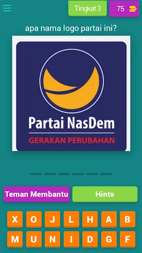 nama partai politik | Permainan | XWorld