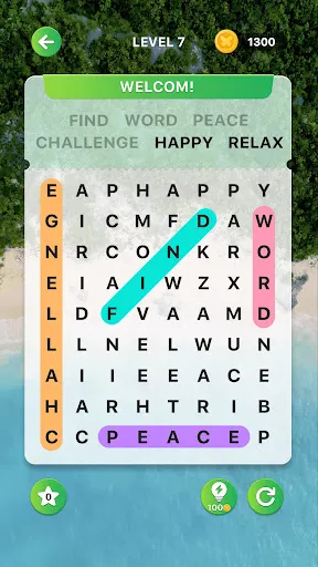 Peace Word Search | Permainan | XWorld