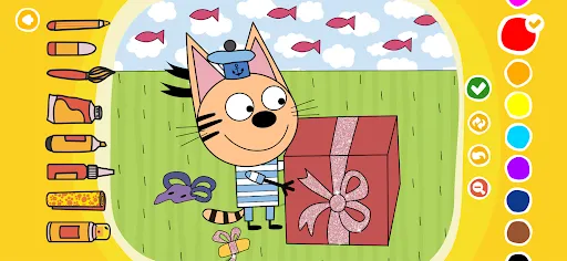 Три Кота: Раскраски и Конкурсы | Игры | XWorld