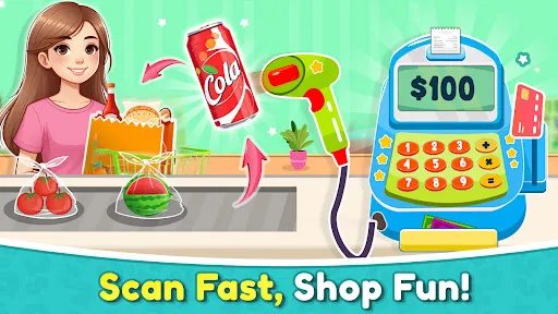 Grocery Market Cashier Store | Games | XWorld