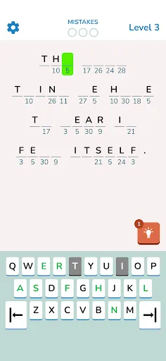 Code Crackle - Cryptogram game | Jogos | XWorld Code Crackle - Cryptogram game | Jogos | XWorld