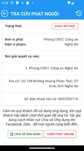 Tra cứu phạt nguội 2025 | Games | XWorld