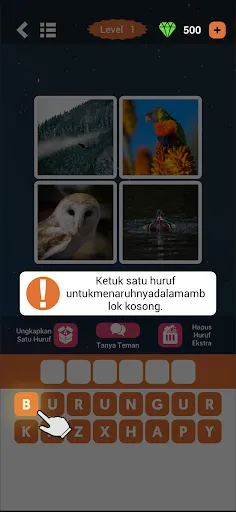 4 Gambar 1 Kata | Permainan | XWorld