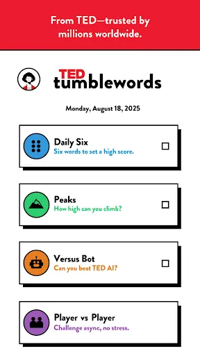 TED Tumblewords | 游戏 | XWorld TED Tumblewords | 游戏 | XWorld