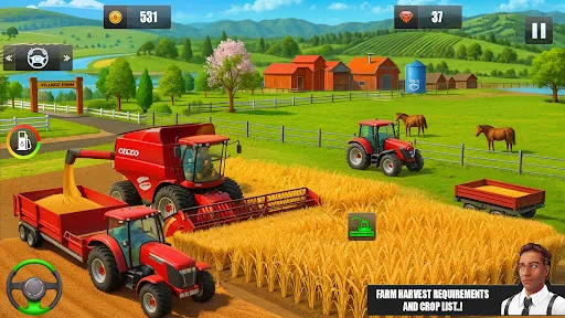 Real Tractor Driving Games | Permainan | XWorld