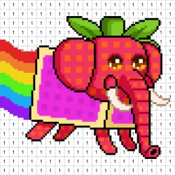 XWorld | Fun Pixel Pop Meme Color