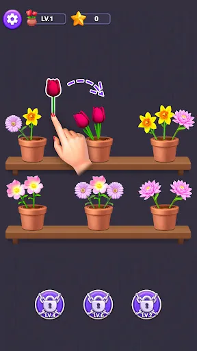 Flower Merge - Sort Games | Games | XWorld