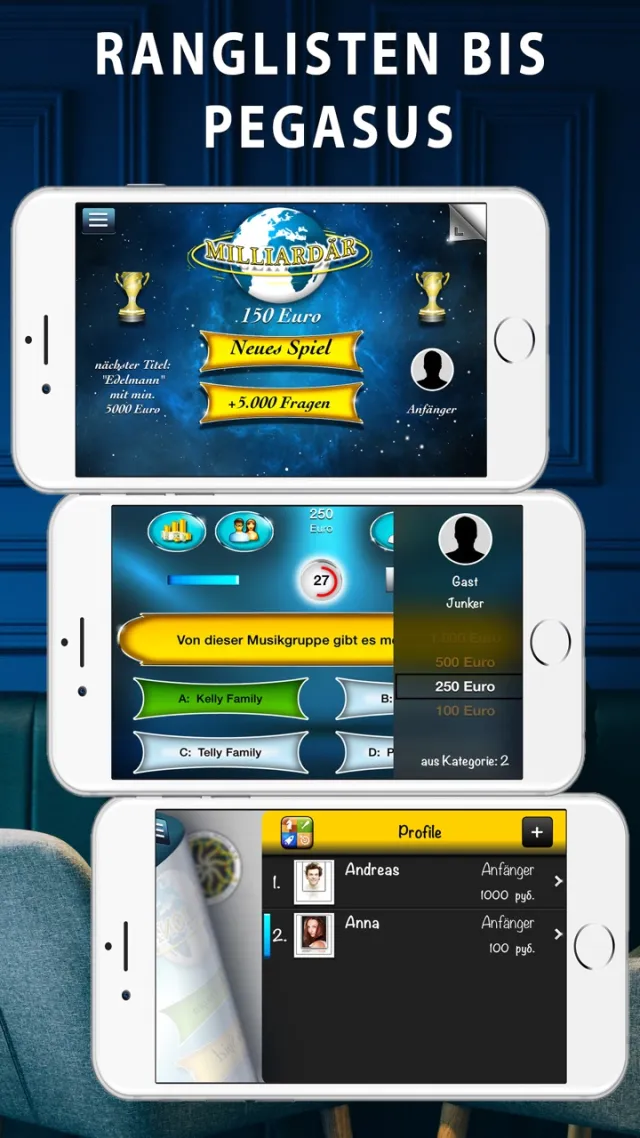 Wer wird Milliardär? PRO | Games | XWorld