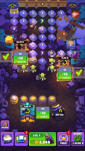 Gold and Goblins: Idle Merger | juego | XWorld