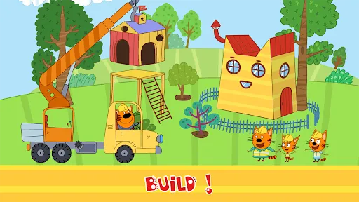 Kid-E-Cats Cars, Build a house | Games | XWorld