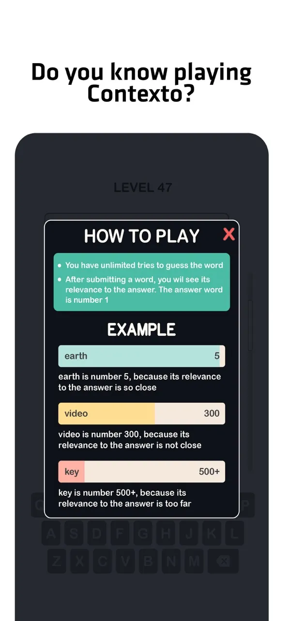 Contexto - Word Guess | เกม | XWorld