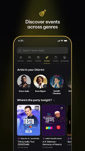 District: Movies Events Dining | Games | XWorld