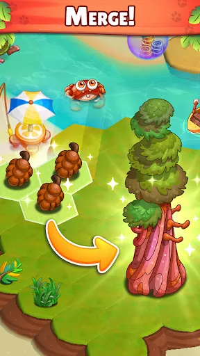 Paradise Paws: Merge Animals | Permainan | XWorld