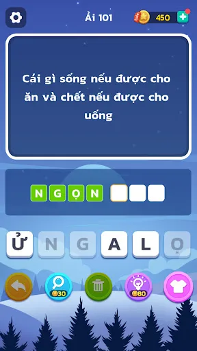 Trò chơi bắt chữ:Nối từ đố chữ | Games | XWorld