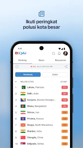 IQAir AirVisual Kualitas udara | Permainan | XWorld IQAir AirVisual Kualitas udara | Permainan | XWorld