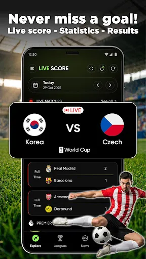 Hasil Sepak Bola Live | Permainan | XWorld