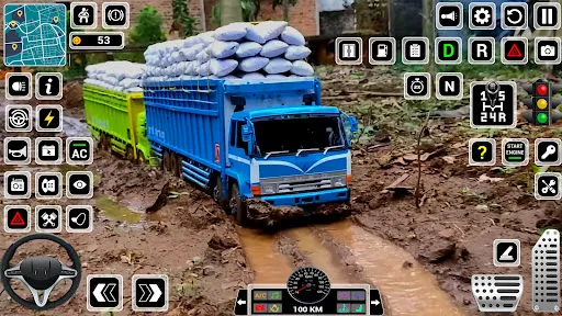 Sim kargo truk lumpur offroad | Permainan | XWorld