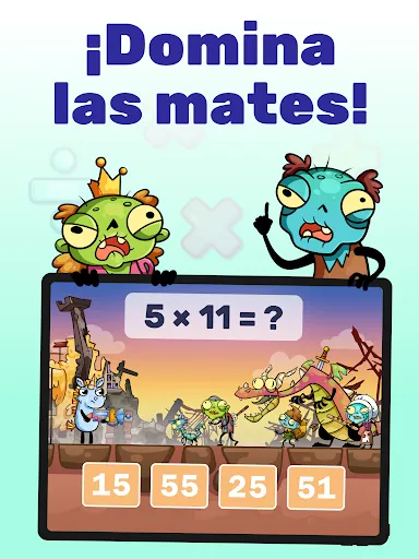 Matemáticas: Invasión Zombi | juego | XWorld