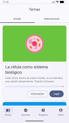 Cuestionario de Biología | juego | XWorld