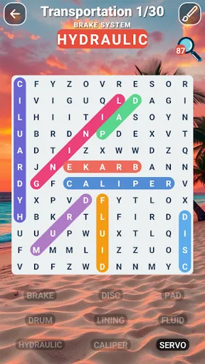 Caça palavras Brasileiro | Jogos | XWorld