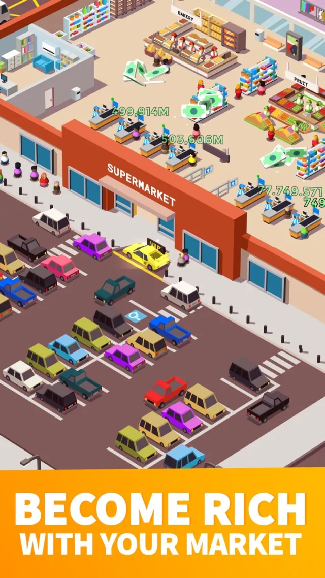 Idle Supermarket Tycoon - Shop | Permainan | XWorld