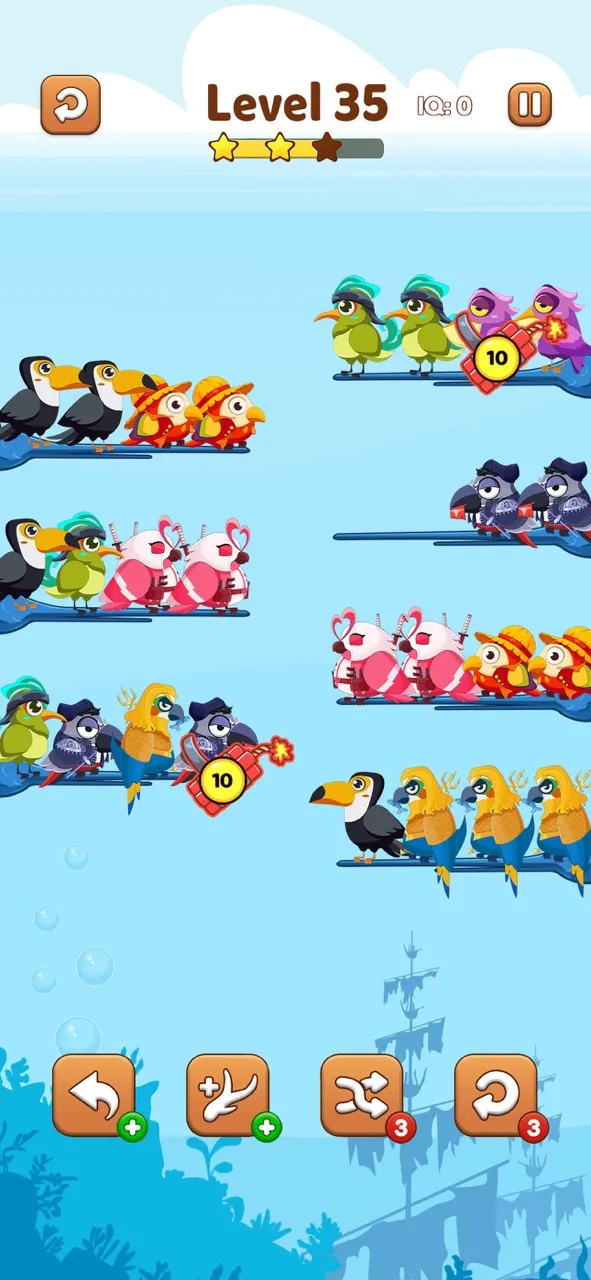 Bird Sort 2 Color Puzzle Game | เกม | XWorld