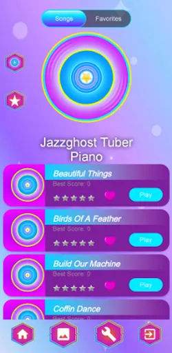 Jazzghost Tuber Piano Game | Games | XWorld