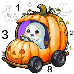XWorld | Halloween Color by Number Game XWorld | Halloween Color by Number Game