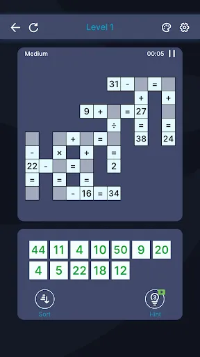 Math Cross - Number Crossword | 游戏 | XWorld