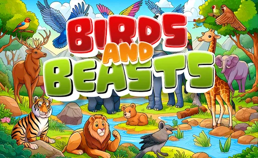 Birds And Beasts Color Game | 游戏 | XWorld