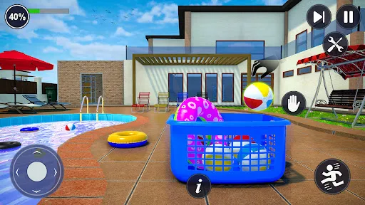 nadando piscina limpieza Games | juego | XWorld