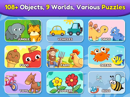 Baby Puzzle Games for Toddlers | Games | XWorld