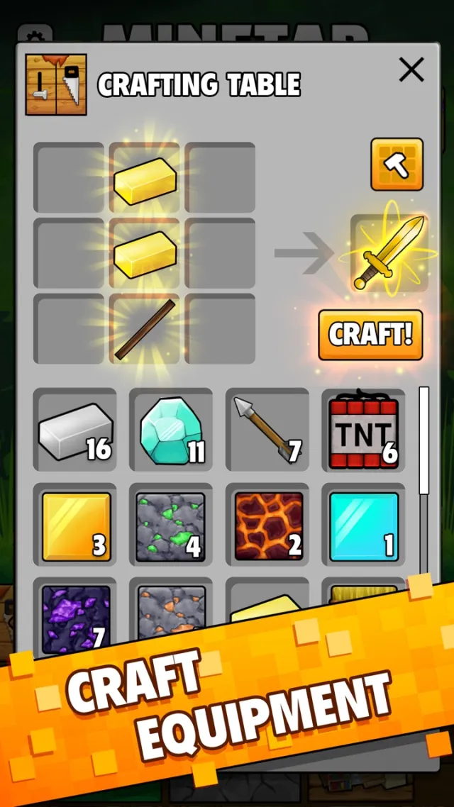 Minetap: Merge-Idle RPG | Games | XWorld