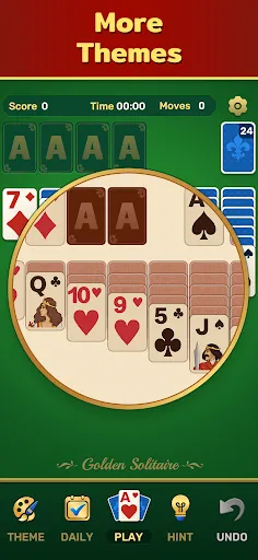 Golden Solitaire Classic Game | Игры | XWorld