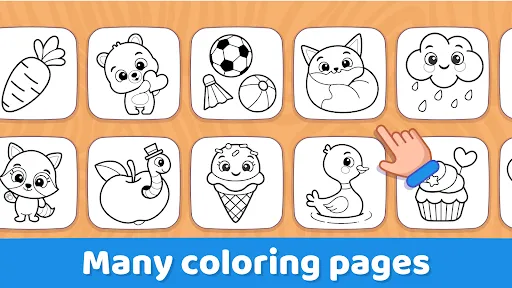 Coloring game for toddlers 1+ | Games | XWorld