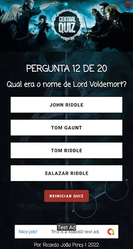 Quiz HP | Jogos | XWorld