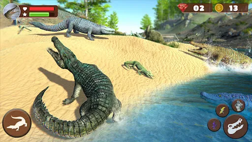 Wild Crocodile Family Sim Game | Jogos | XWorld