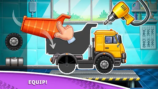 Kids truck games Build a house | Games | XWorld