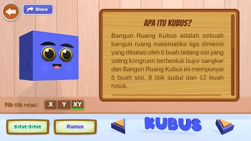 Bangun Ruang Rumus Simulasi 3D | Permainan | XWorld